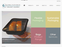 Tablet Screenshot of globalflexibles.com